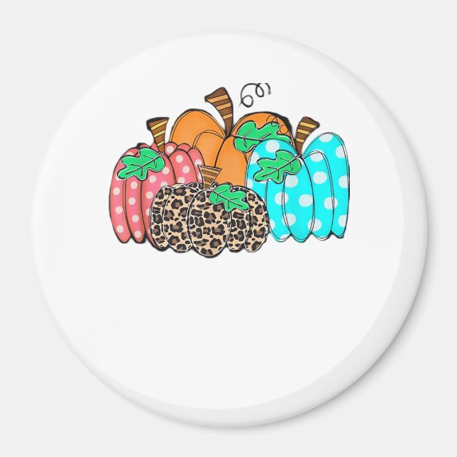 Íman Women’s Pumpkin Leopard Print Graphic It’s Fall Y’ (Frente)