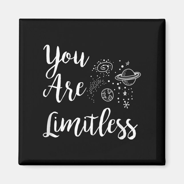Íman Women You Are Limitless Amazing Motivational  (Frente)