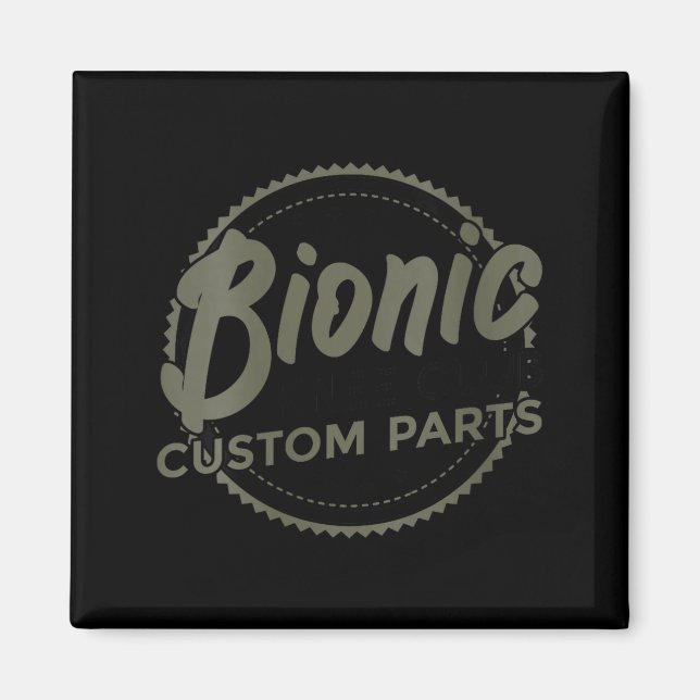 Íman Womens Bionic Knee Club Parts Funny Knee Replaceme (Frente)