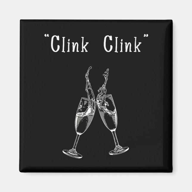 Íman Womens Clink Clink V-neck  (Frente)