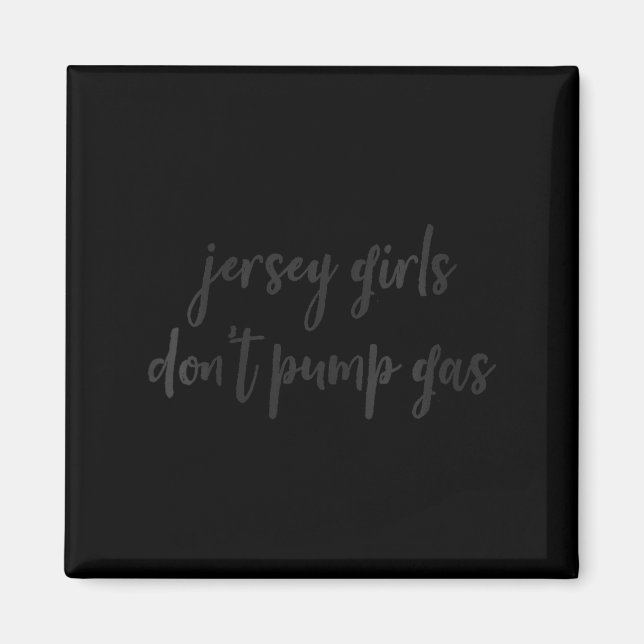 Íman Womens Funny New Jersey Women, Jersey Girls Don't  (Frente)