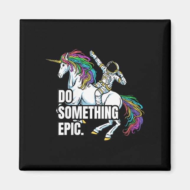 Íman Womens Funny Spacecore Motivational Graphic, Do So (Frente)