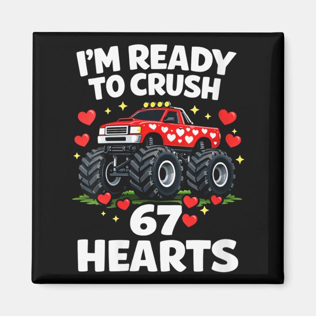 Íman Women's I'm Ready To Crush 67 Hearts Truck Valenti (Frente)