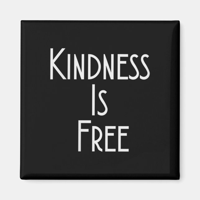 Íman Womens Kindness Is Shirt Motivation Insration V-ne (Frente)