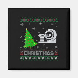 Íman Womens Mri Tech Xmas Tree Lighting Ugly Christmas