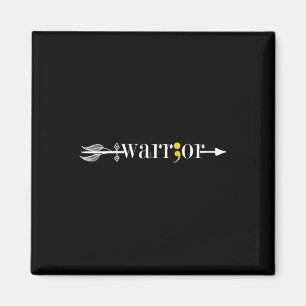 Íman Womens Warrior Semicolon May Mental Health Awarene