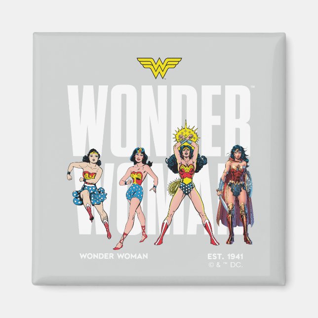 Íman Wonder Woman Legends Forever Graphic (Frente)