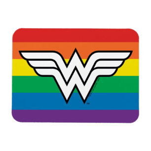 Íman Wonder Woman Rainbow Logo