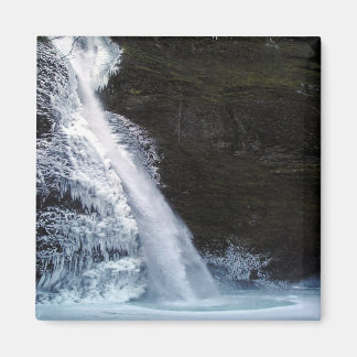 Íman Wonderland de inverno em Horsetail Falls Magnet