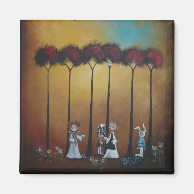 Íman Wonderland Tea Party Magnet (Frente)