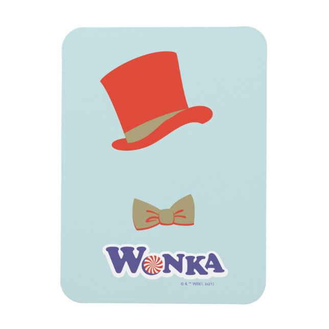Íman Wonka Top Hat e Arco Tie (Vertical)
