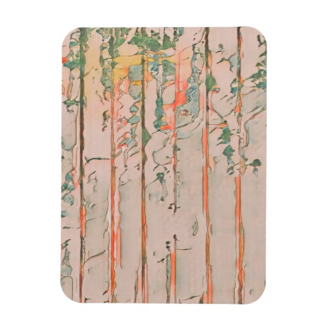 Íman Wood 8a Magnet de Fotografia Flexível (Vertical)