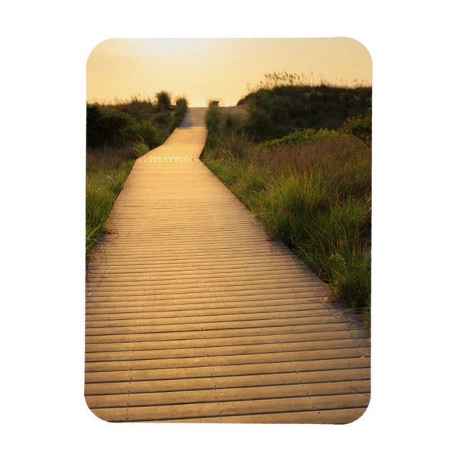 Íman Wooden Walkway para Praia (Vertical)