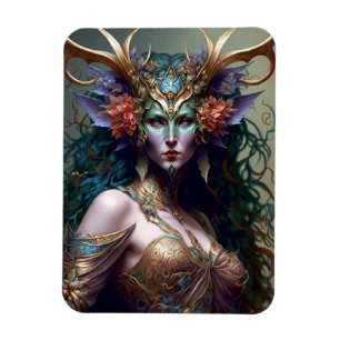 Íman Woodland Goddese Fantasy Art