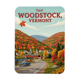 Íman Woodstock Vermont Viagem
