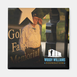 Íman Woody Williams Saluting GSF Monument
