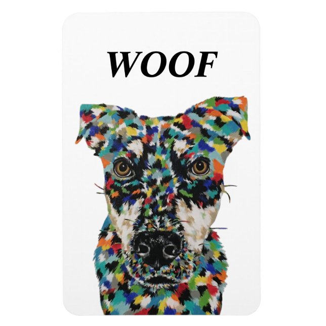 Íman Woof Dog Magnet (Vertical)