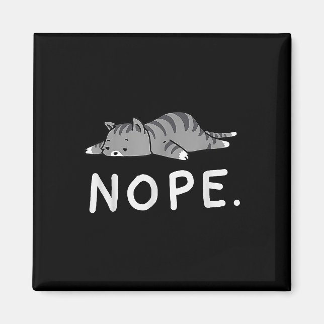 Íman Woot Nope Cat (Frente)