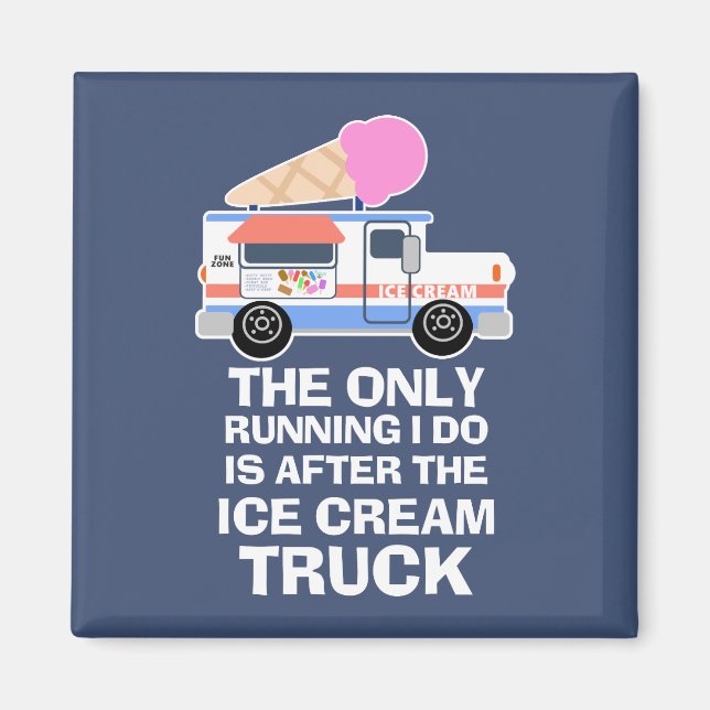 Íman Workout de Caminhão de sorvete (Frente)