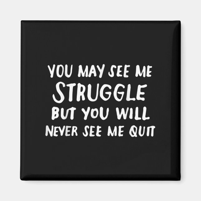 Íman Workout Insration Motivational Saying Men Women  (Frente)