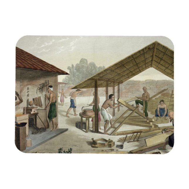 Íman Workshop de carpintaria em Kupang, Timor, prato 6  (Horizontal)