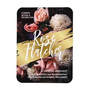 Íman Workshop de Flor Dourado