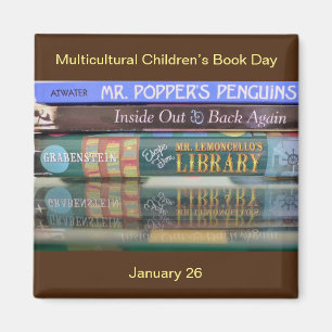 Íman World2Celebrate:Dia do Livro Infantil Multicultura