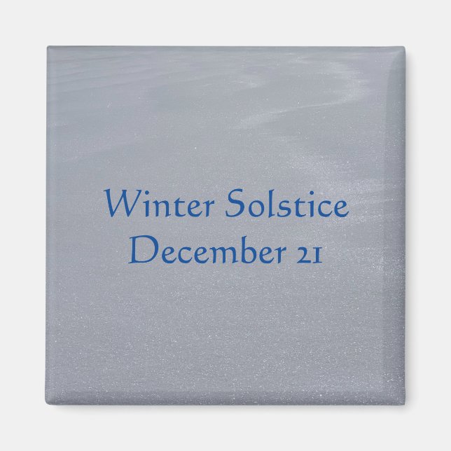 Íman World2Celebrate: Solstício de inverno (Frente)