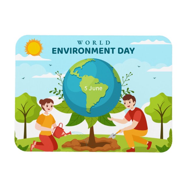 Íman World Environment Day Tree Planting (Horizontal)