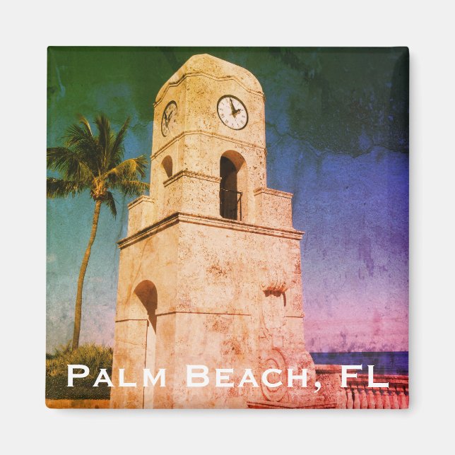 Íman Worth Avenue Clock Tower - Palm Beach, FL (Frente)