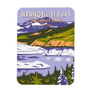 Íman Wrangell Rua Elias National Park Nizina Lake Alask