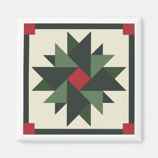 Íman Wreath Barn Quilt Magnet