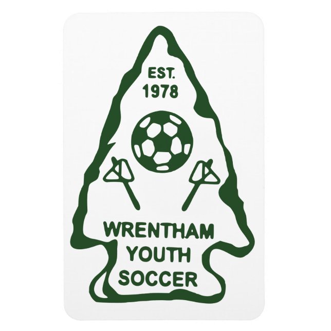 Íman Wrentham Youth Coccer Car Magnet (Vertical)