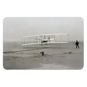 Íman Wright Brothers Flyer First Plane Flight Aviation