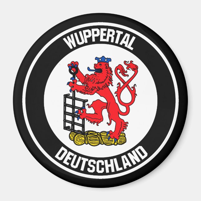 Íman Wuppertal Round Emblem (Frente)
