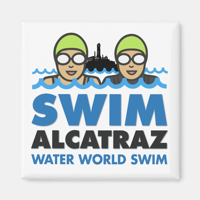 Íman WWS Swim Alcatraz magnet (Frente)