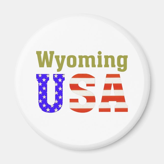 Íman Wyoming EUA! (Frente)