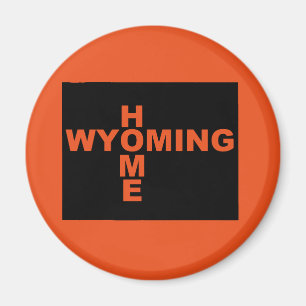 Íman Wyoming Home Longe Da Imã de geladeira Estatal