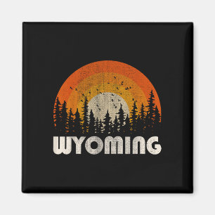 Íman Wyoming - natureza engraçada vintage caminhada 60s