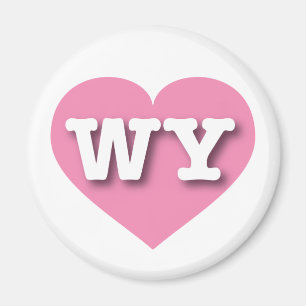 Íman Wyoming Pink Heart - Grande Amor