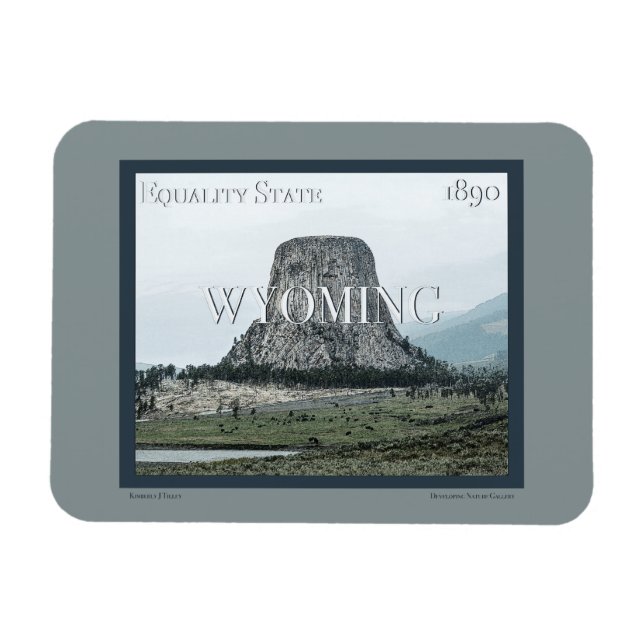 Íman Wyoming Poster (Horizontal)