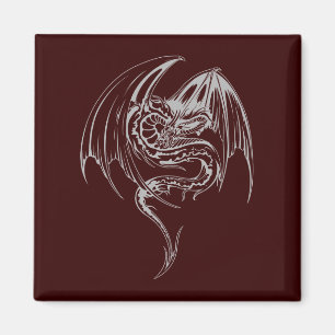 Íman Wyvern Dragon São Criaturas Míticas Fantásticas