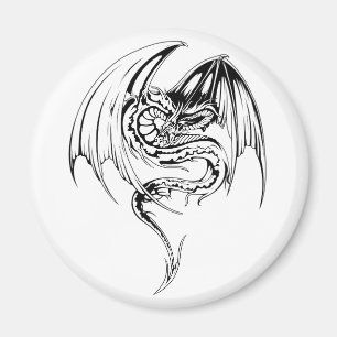 Íman Wyvern Dragon São Criaturas Míticas Fantásticas