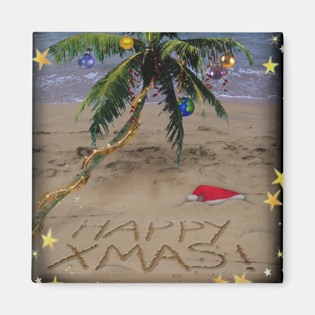 Íman X-mas tropical (Frente)