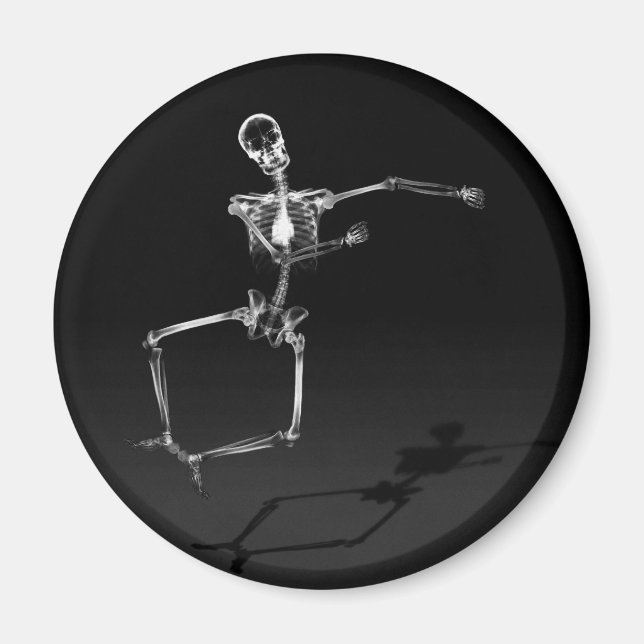 ÍMAN X RAY SKELETON JOY LEAP B&W (Frente)