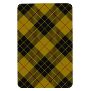 Íman Xadrez amarela de tartan MacLeod