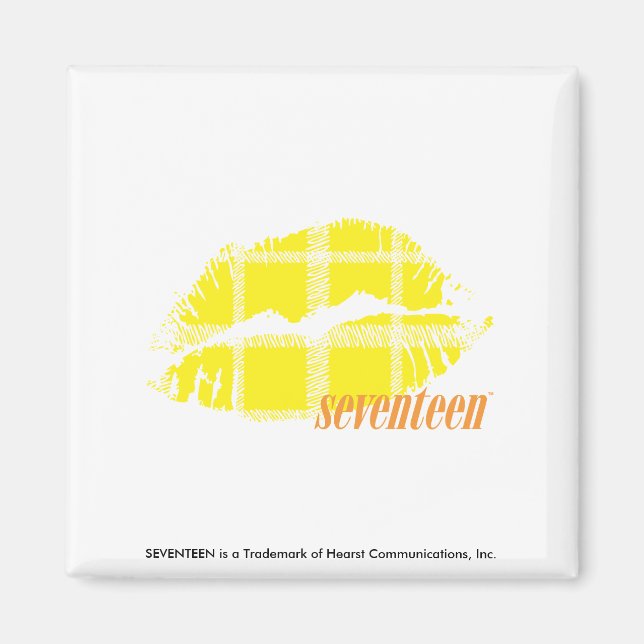 Íman Xadrez amarelo (Frente)