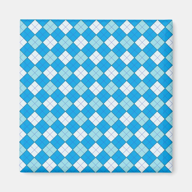 Íman Xadrez azul (Frente)