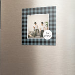 Íman Xadrez Azul E Preta - Melhor Presente Do Avô Com F<br><div class="desc">Esta Xadrez Azul e Negra Melhor Presente do Vovô é uma maneira séria e única de mostrar sua apreciação e amor pelo seu avô. A estrutura é feita de um tecido de xadrez azul e preto de alta qualidade que lhe dá uma sensação rústica e encantadora. As palavras "Melhor Avô"...</div>