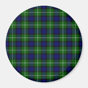 Íman Xadrez azul-tartan